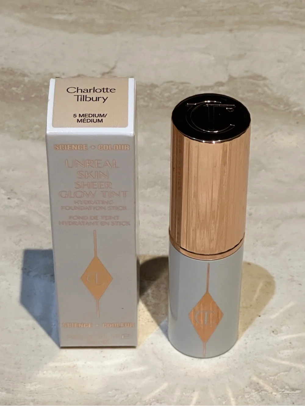 Charlotte Tilbury Unreal Skin Sheer Glow Tint Foundation Stick - 5 Medium